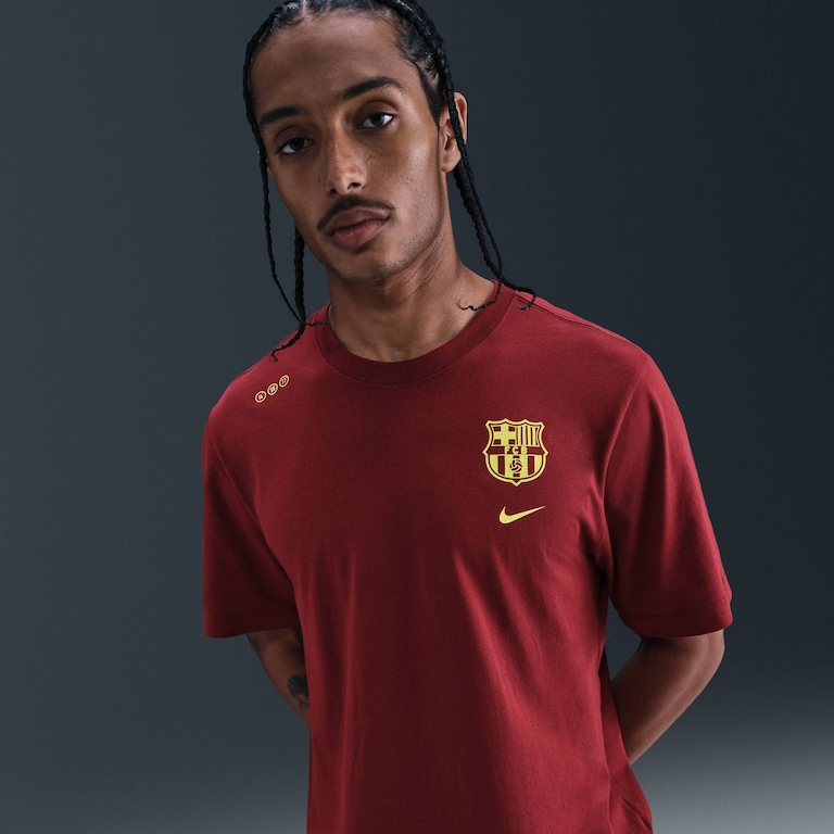 Camiseta Barcelona Nike Masculina - Foto 1