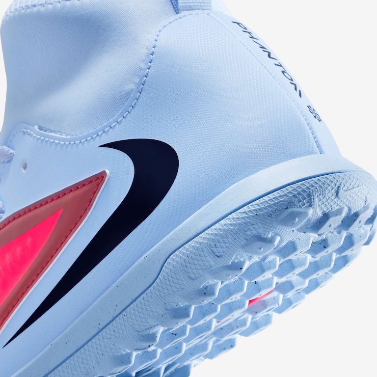 Chuteira Society Nike Phantom High 6 Club Infantil - Foto 8