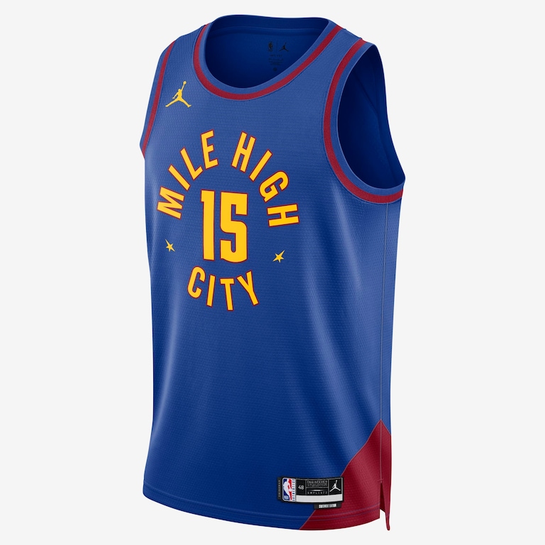 Regata Nike NBA Denver Nuggets City Edition Masculina - Foto 1
