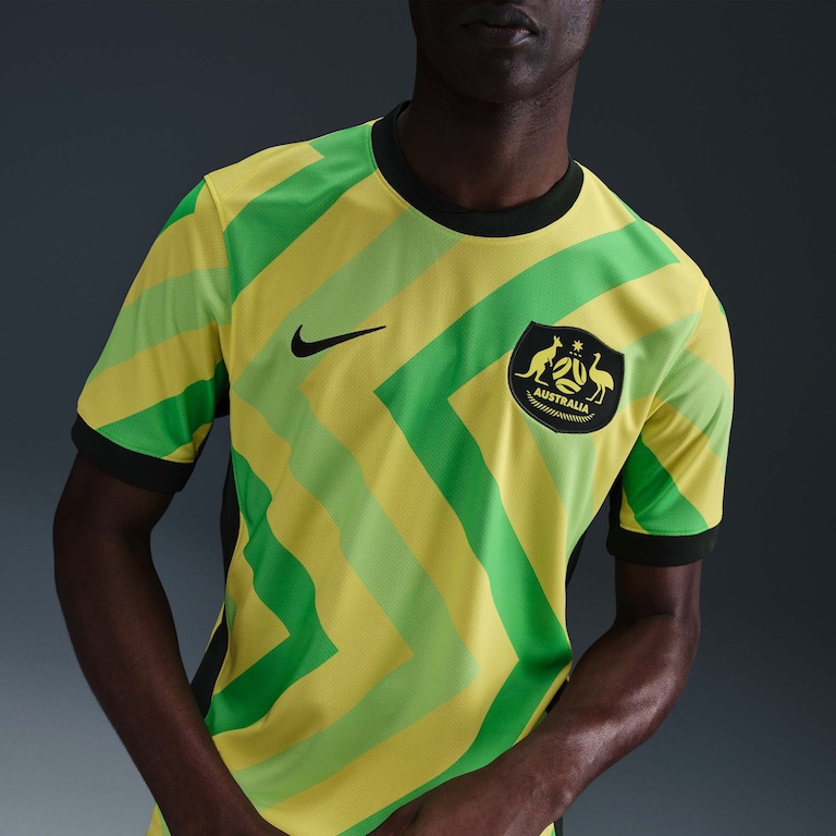 Camisa Nike Australia I 2025/26 Torcedor Pró Masculina - Foto 3