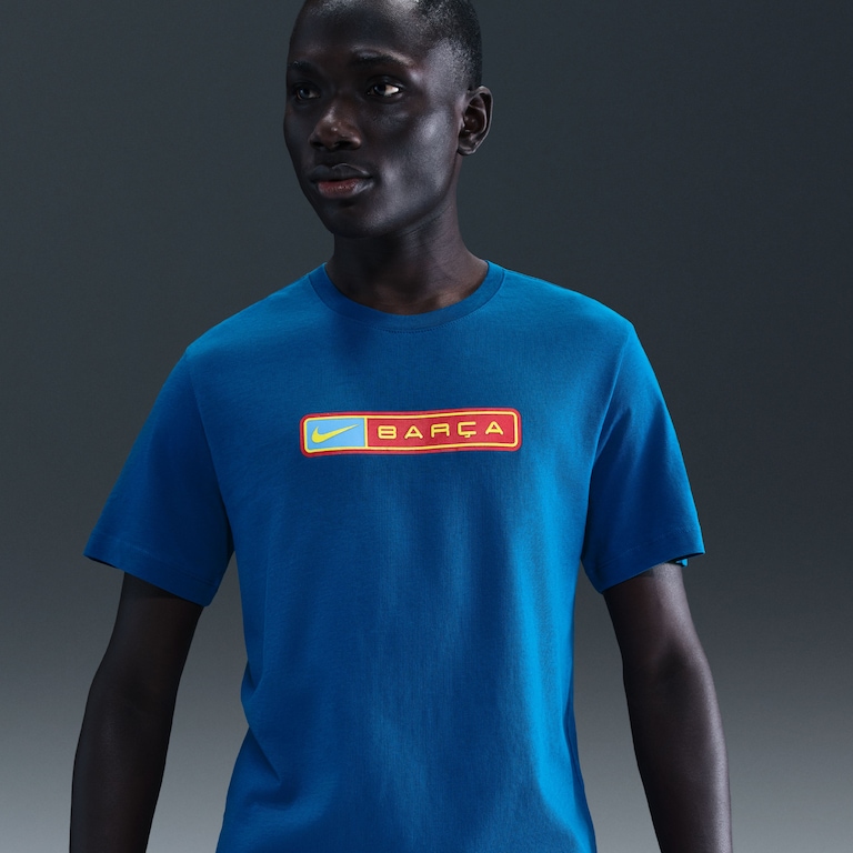 Camiseta Barcelona Nike Masculina - Foto 1