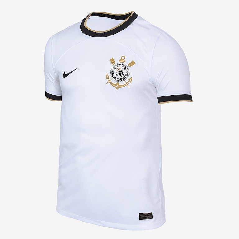 Camisa Nike Corinthians Dri-FIT Foundation Masculina - Foto 1