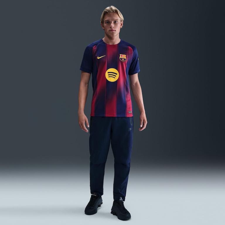 Camisa Barcelona Nike I 2025/26 Torcedor Pro Masculina - Foto 4