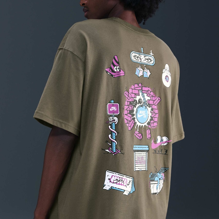 Camiseta Nike SB M90 Skate Maculina - Foto 2