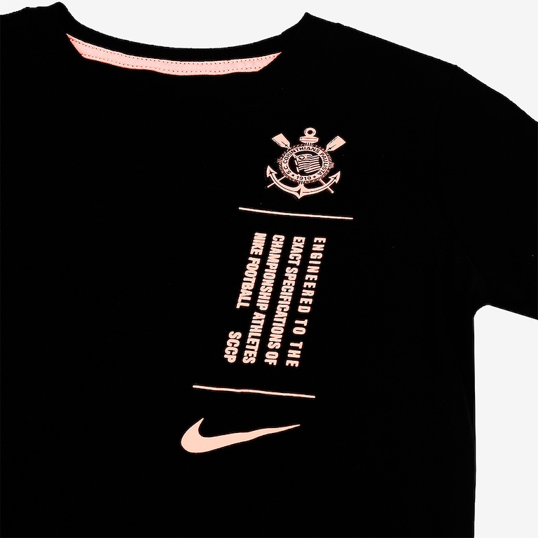 Camiseta Corinthians Nike Infantil - Foto 3