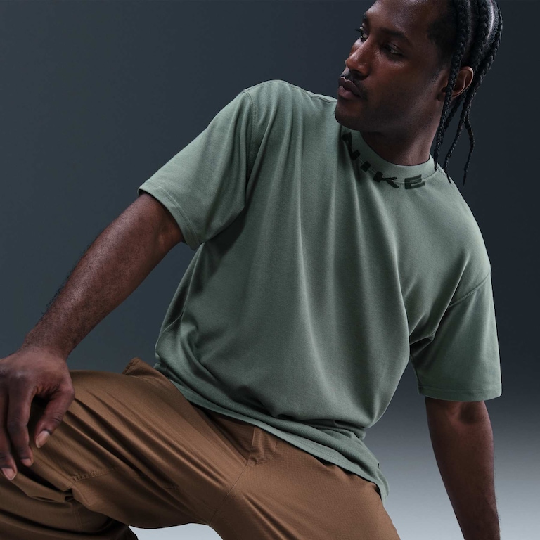 Camiseta Nike Sportswear Collar Print Unissex - Foto 3