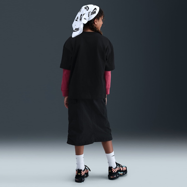 Camiseta Nike Sportswear Butterfly Oversized Infantil - Foto 5