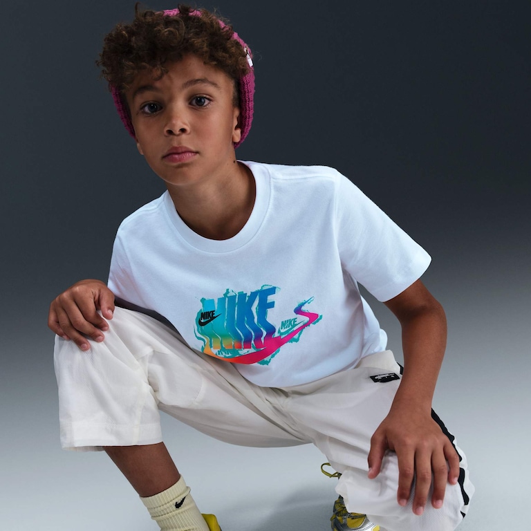 Camiseta Nike Create FW Connect Infantil - Foto 3