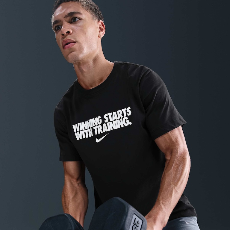 Camiseta Dri-FIT Nike "Winning" Masculina - Foto 4