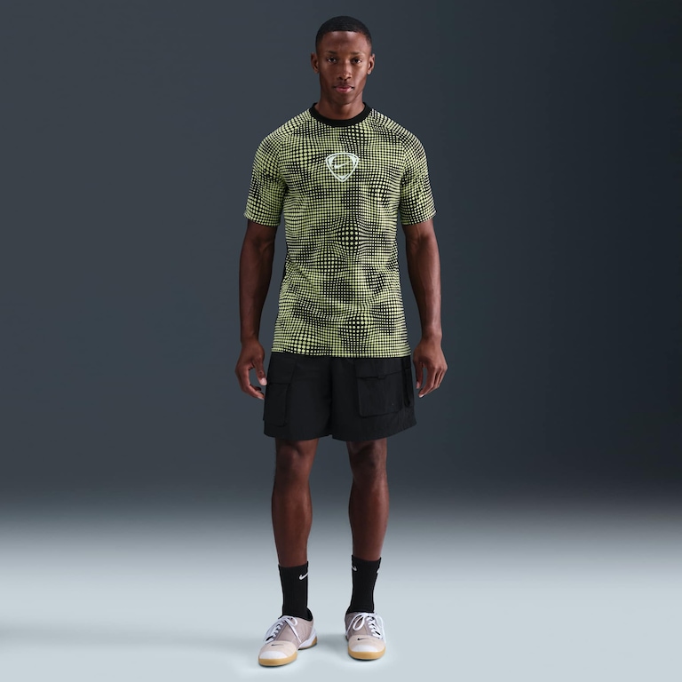 Camiseta Dri-FIT Nike Academy+ AOP Masculina - Foto 4