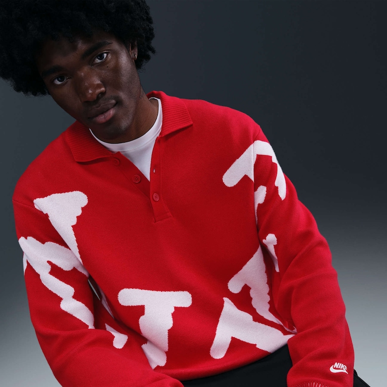 Camisa Polo Nike Club Rugby Neo Var Masculina - Foto 3