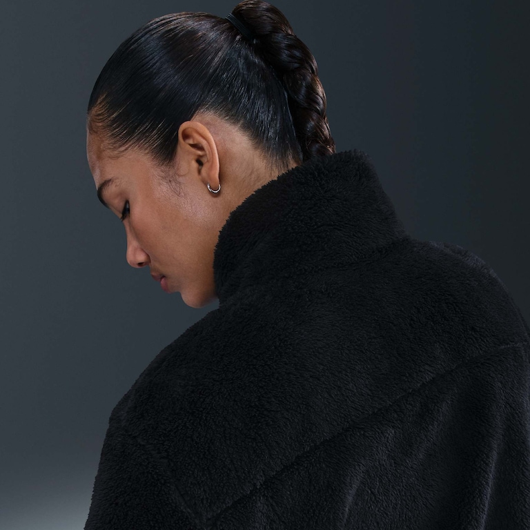 Jaqueta Nike Sportswear Essential Sherpa Oversized Feminina - Foto 2