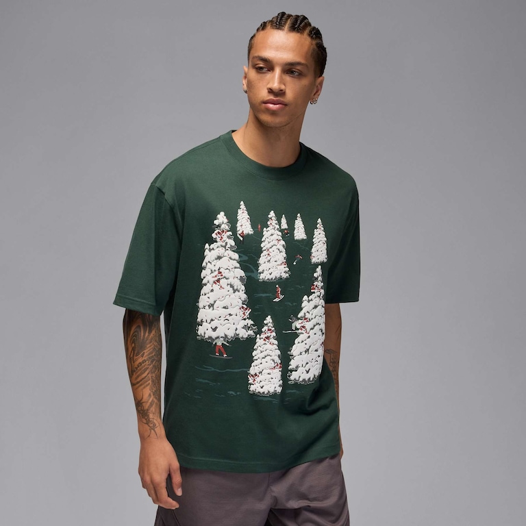 Camiseta Jordan Brooklyn Holiday Masculina - Foto 1