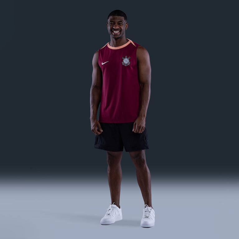 Regata Corinthians Nike 2026 Treino Masculina - Foto 2