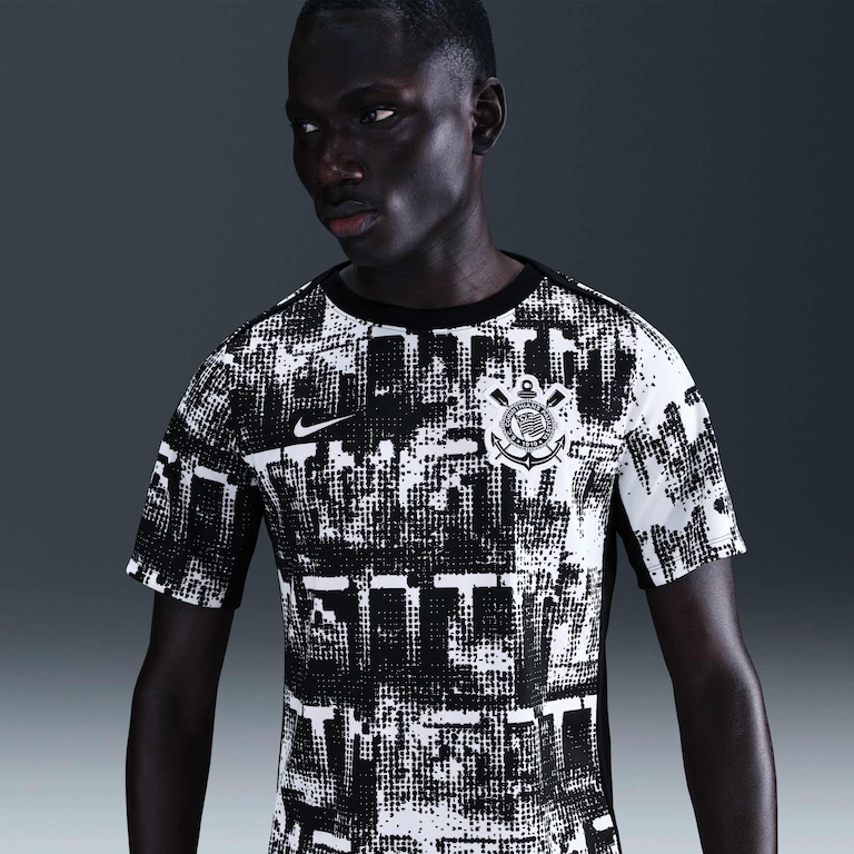 Camiseta Corinthians Nike 2026 Pré-Jogo Masculina - Foto 1