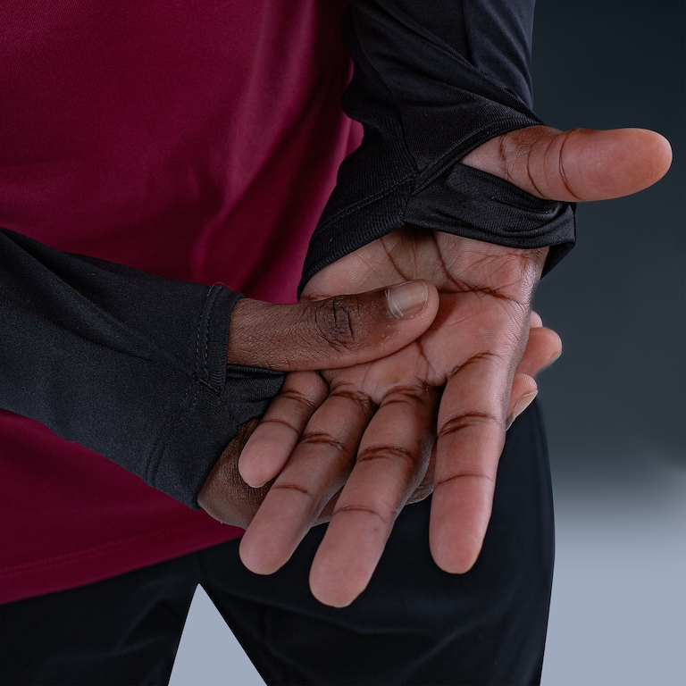 Camisa Corinthians Manga Longa Nike Strike 2026 Treino Masculina - Foto 12