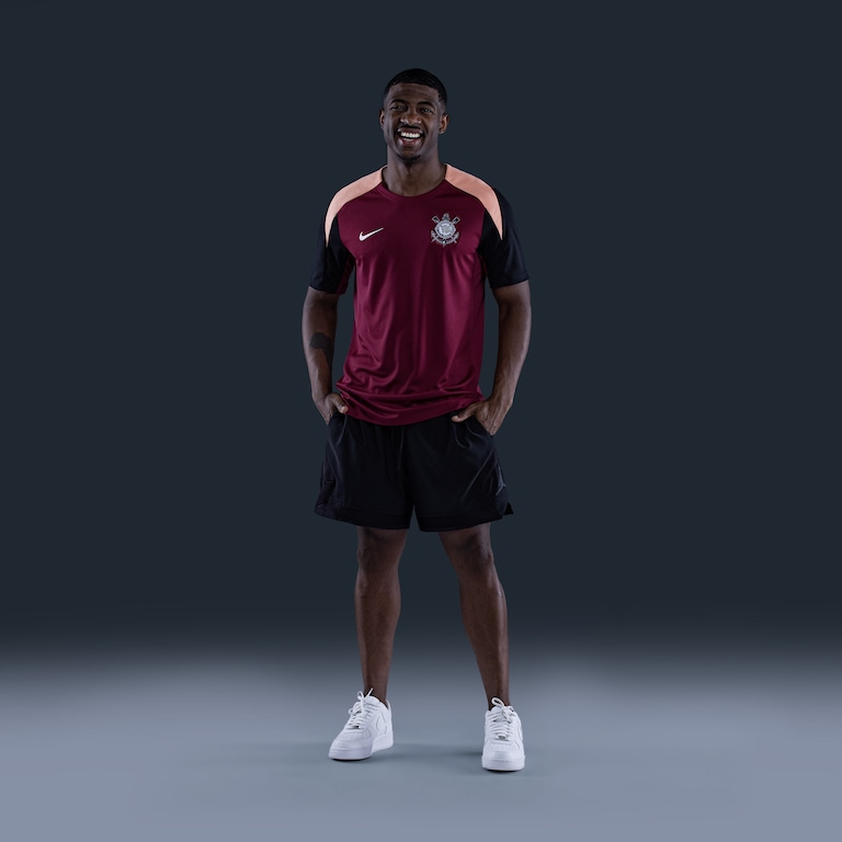 Camiseta Corinthians Nike Strike Treino Masculina - Foto 2