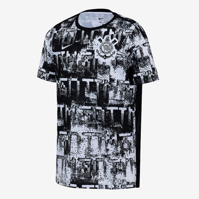 Camiseta Corinthians Nike 2026 Pré-Jogo Infantil - Foto 1
