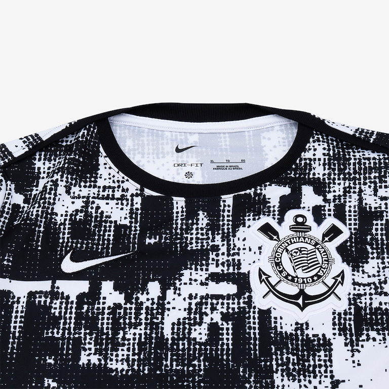 Camiseta Corinthians Nike 2026 Pré-Jogo Infantil - Foto 3
