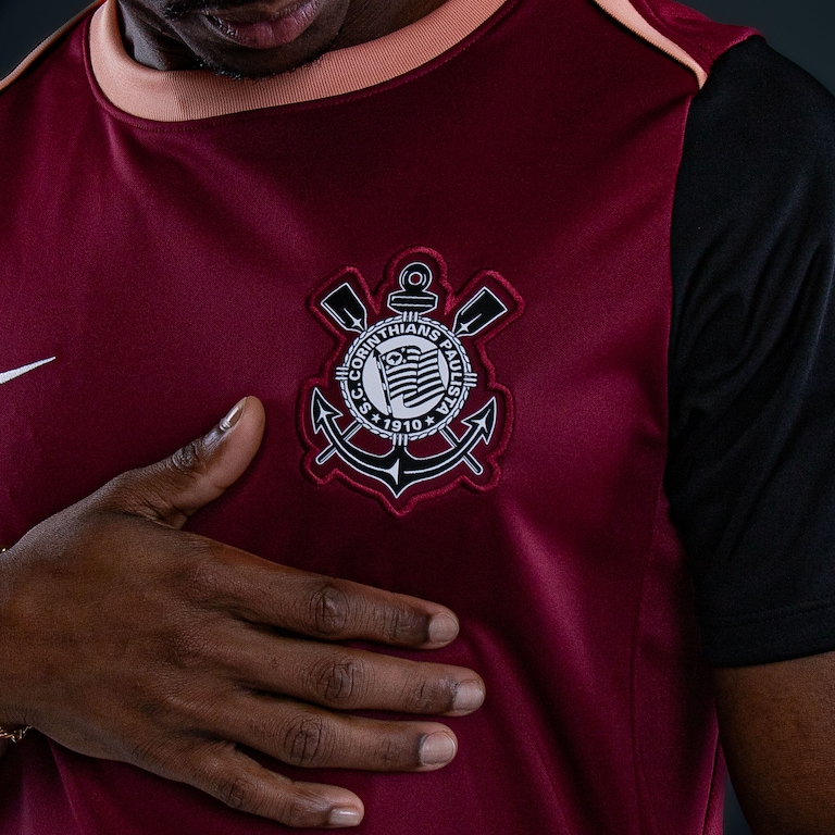 Camiseta Corinthians Nike 2026 Treino Masculina - Foto 4