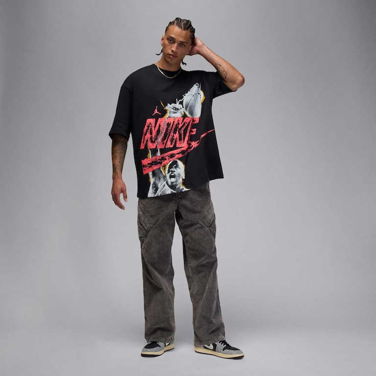 Camiseta Jordan Reissue Oversized Masculina - Foto 5