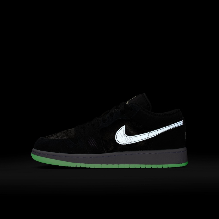 Tênis Air Jordan 1 Low SE Infantil - Foto 9
