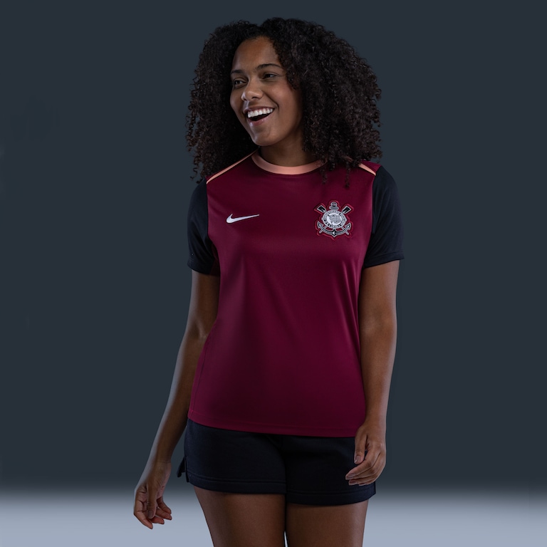 Camiseta Corinthians Nike 2026 Treino Feminina - Foto 2