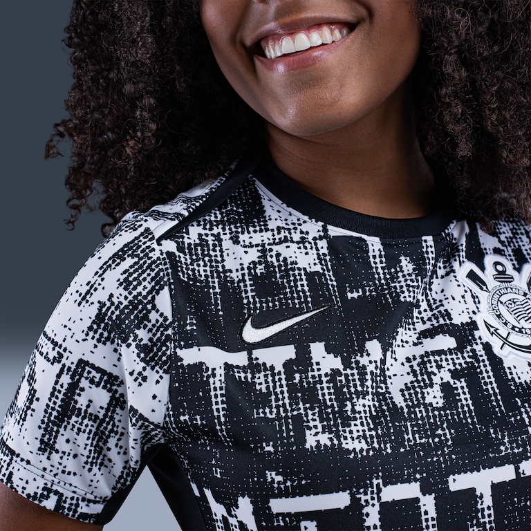 Camiseta Corinthians Nike 2026 Pré-Jogo Feminina - Foto 6