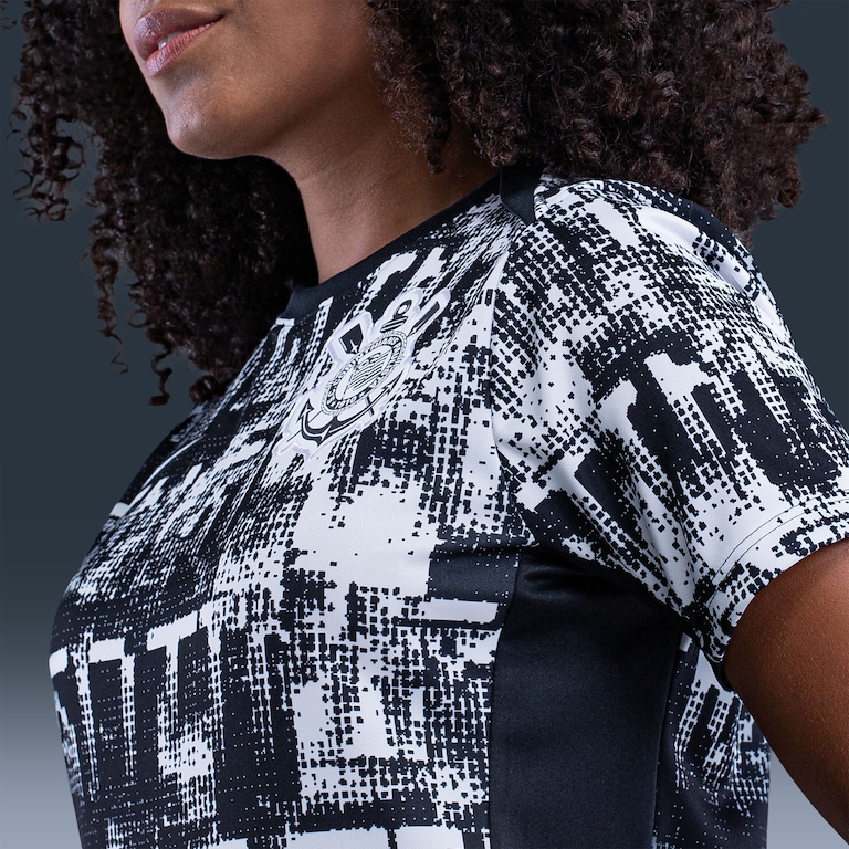 Camiseta Corinthians Nike 2026 Pré-Jogo Feminina - Foto 4