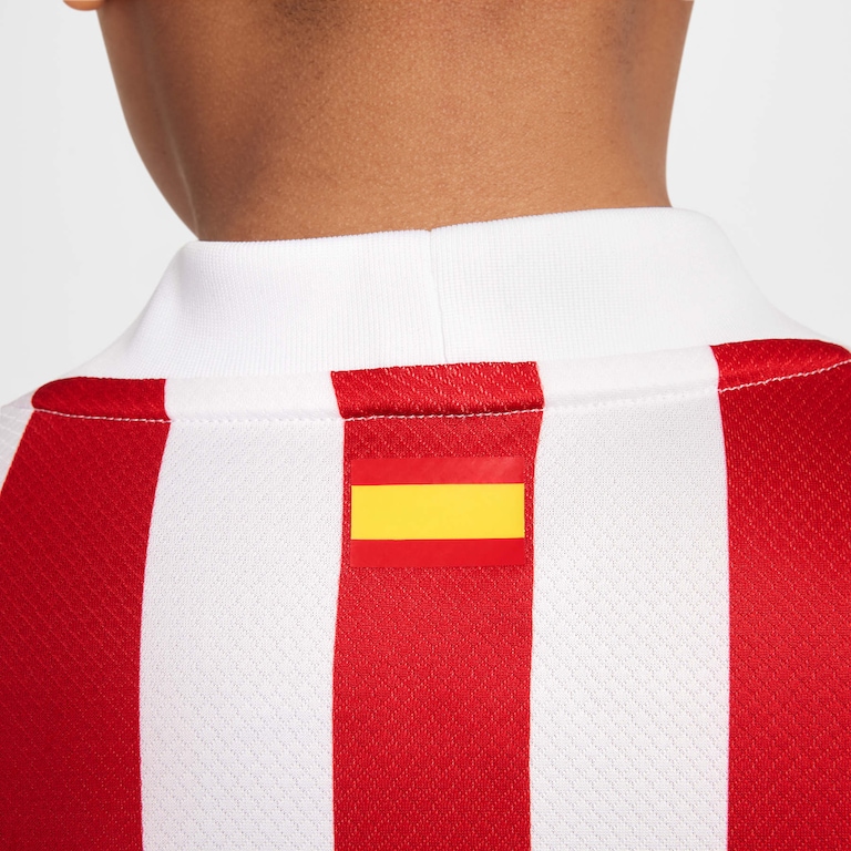 Camisa Atlético de Madrid Nike I 2025/26 Torcedor Pro Infantil - Foto 8