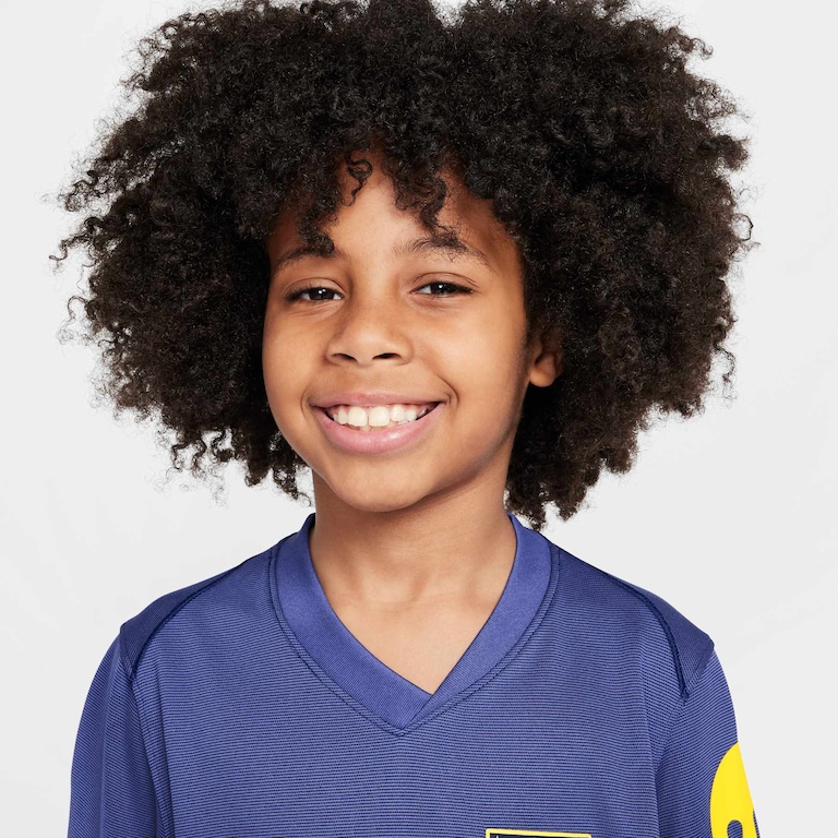 Camisa Nike Atlético de Madrid II 2025/26 Torcedor Pro Infantil - Foto 3