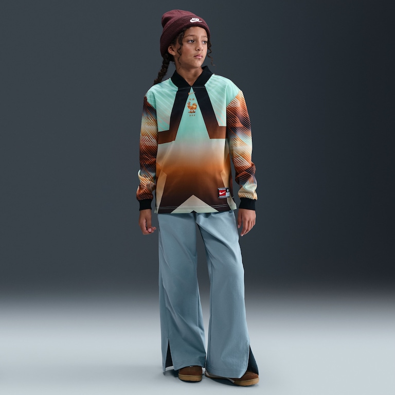 Camisa de Goleiro França Manga Longa 2025/26 Nike Infantil - Foto 3