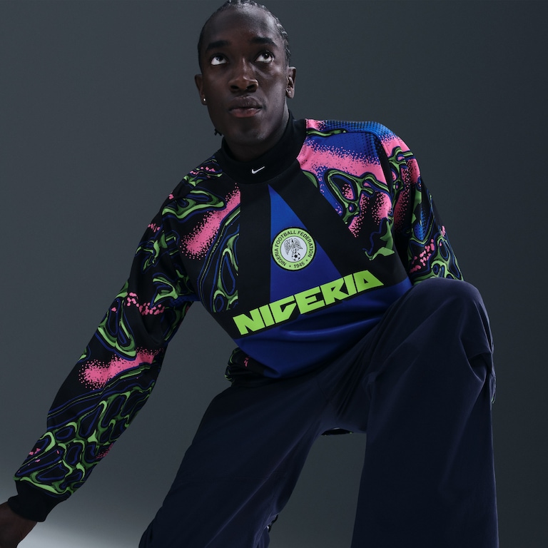 Camisa de Goleiro Nigéria Manga Longa 2025/26 Nike Masculina - Foto 2