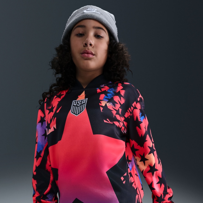 Camisa de Goleiro Estados Unidos Manga Longa 2025/26 Nike Infantil - Foto 1