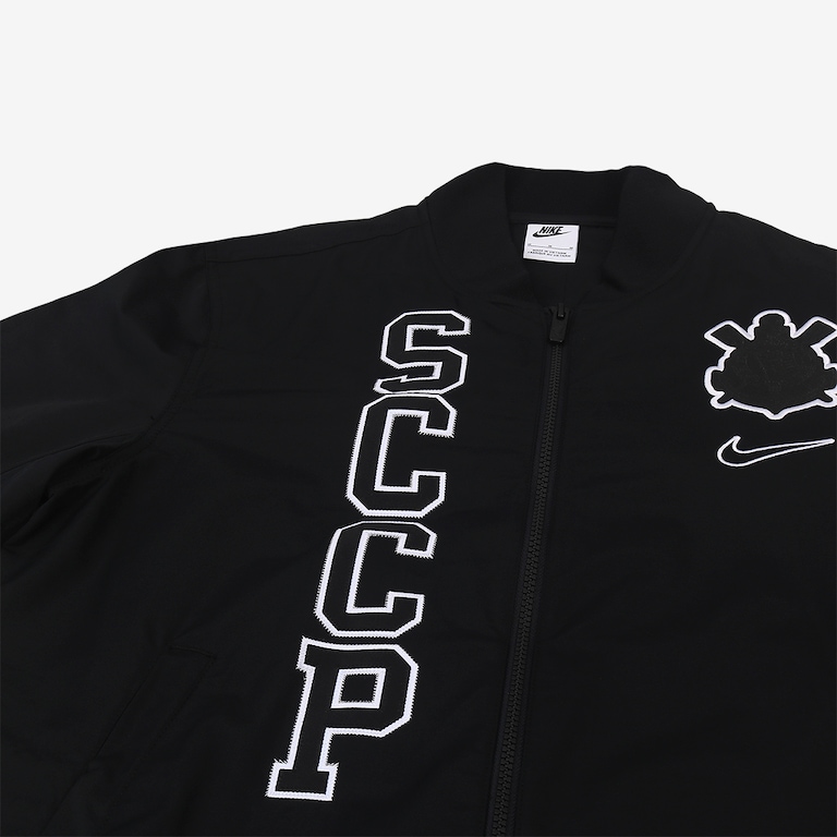 Jaqueta Corinthians Nike Sportswear Woven Bomber Masculina - Foto 3