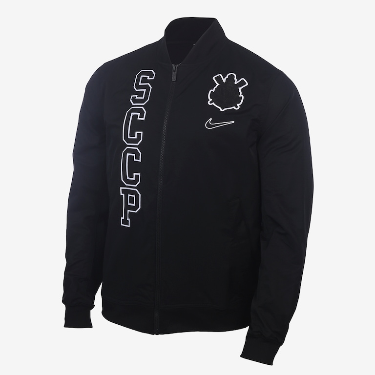 Jaqueta Corinthians Nike Sportswear Woven Bomber Masculina - Foto 1