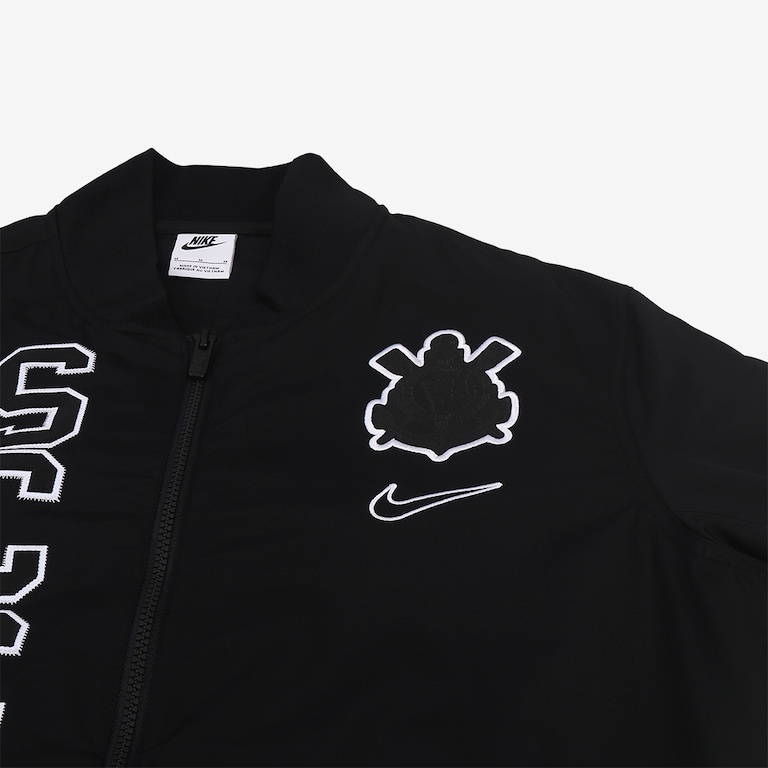 Jaqueta Corinthians Nike Sportswear Woven Bomber Masculina - Foto 4