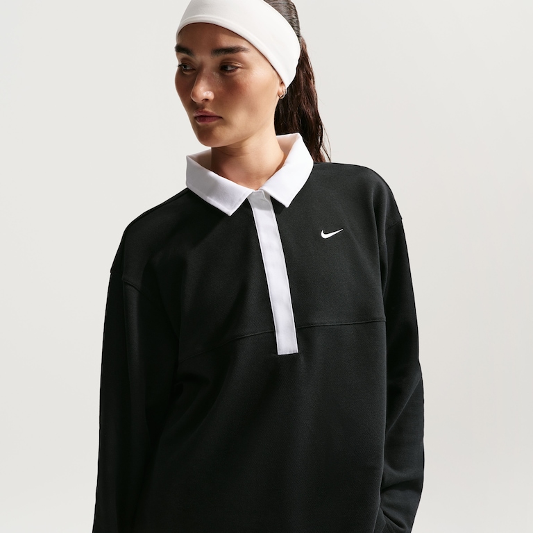 Camisa Polo Nike Sportswear Street Essentials Oversized Feminina - Foto 2