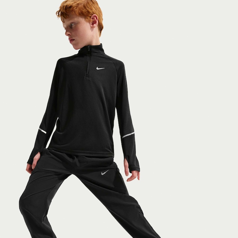Calça Dri-FIT Nike Miler Woven Infantil - Foto 4