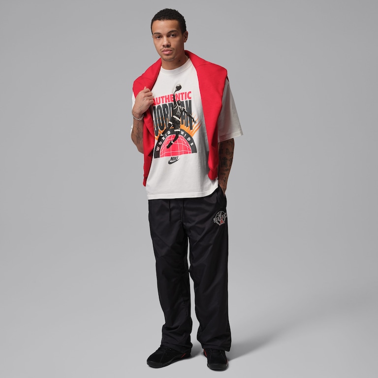 Camiseta Jordan Reissue Worldwide Oversized Masculina - Foto 5