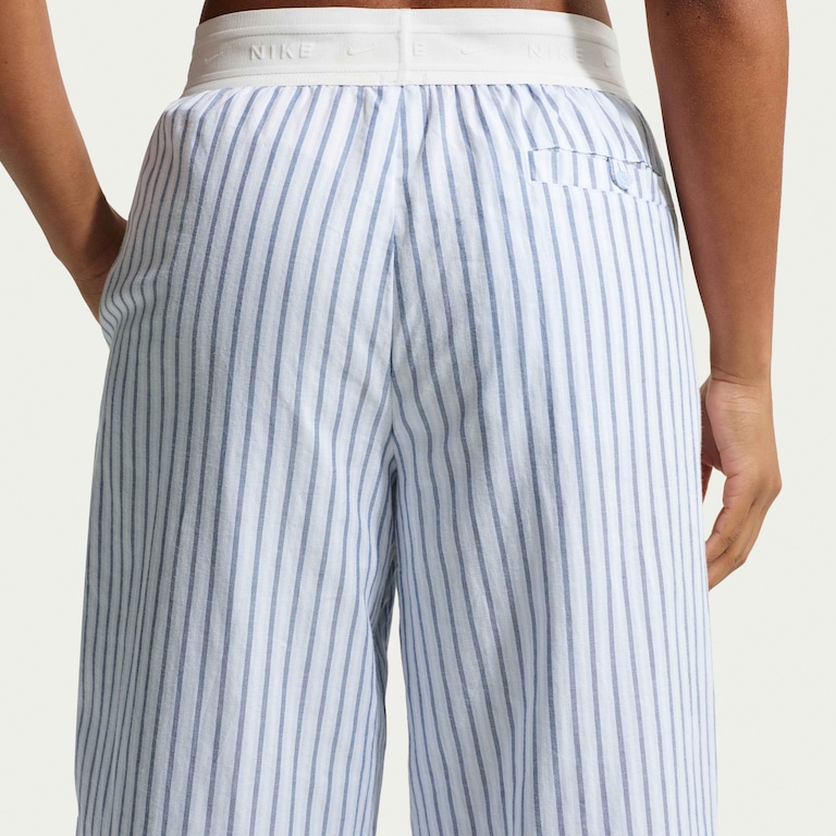 Calça Nike Sportswear Woven Stripe Feminina - Foto 3
