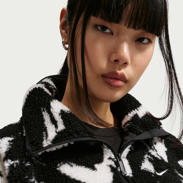 Jaqueta Nike Sportswear Street Sherpa Feminina - Foto 3