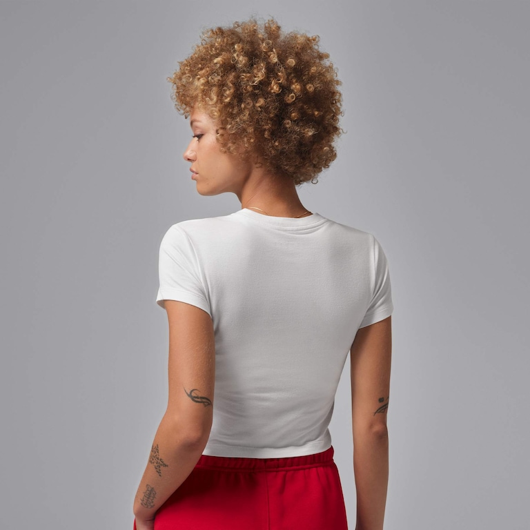 Camiseta Jordan Brooklyn Essentials Feminina - Foto 2
