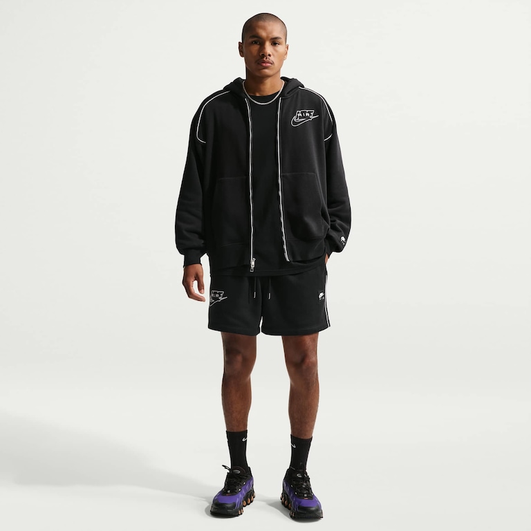 Shorts Nike Air Basquete Fleece Masculino - Foto 1