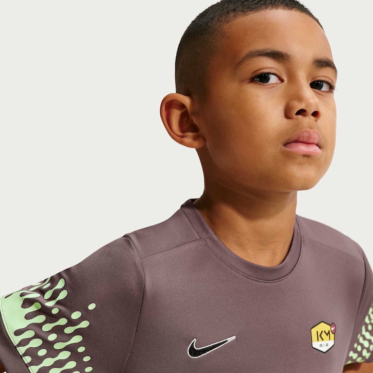 Camiseta Kyllian Mbappé Nike Academy 25 Infantil - Foto 3
