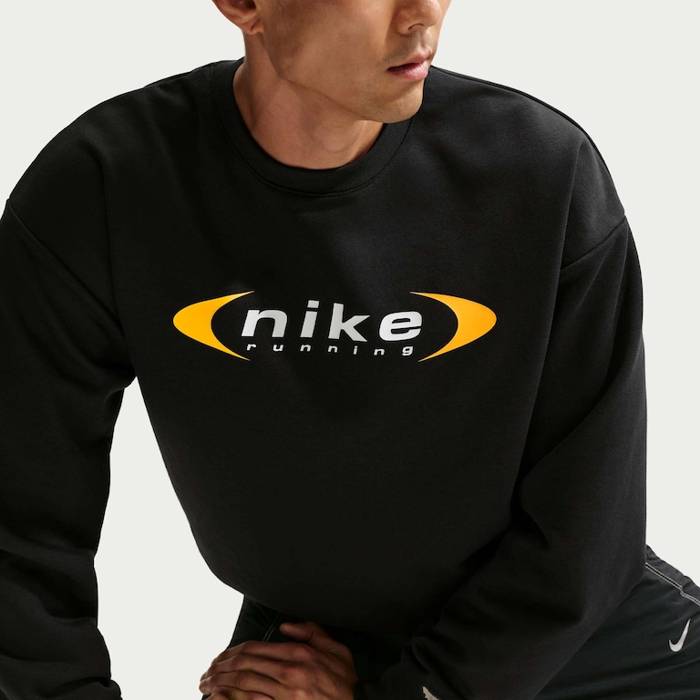 Blusão Nike Running Retro Fleece Masculino - Foto 4