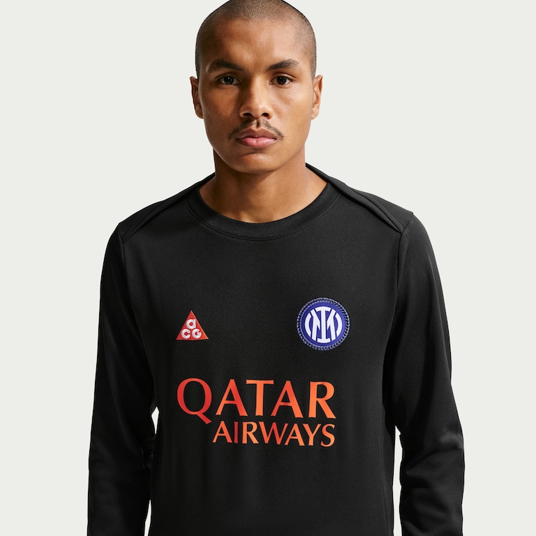 Camisa Inter de Milão Manga Longa Nike ACG 2026/27 Pré-Jogo Masculina SE - Foto 1