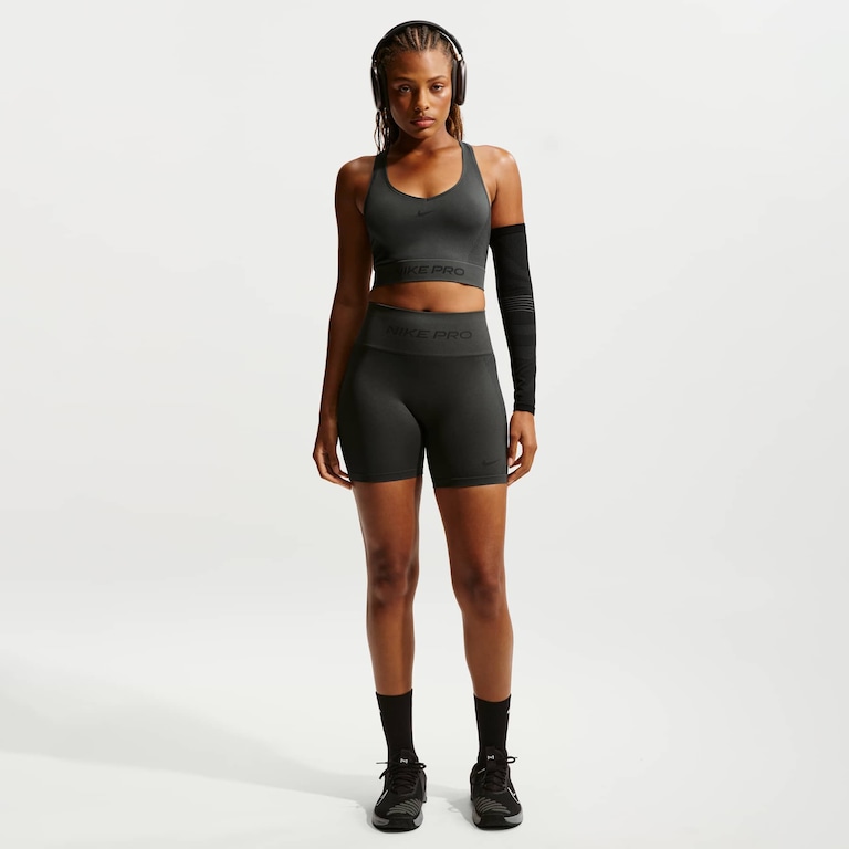 Shorts Dri-FIT Nike Pro Seamless Feminino - Foto 1
