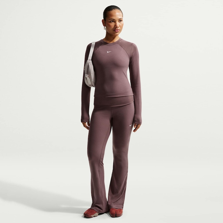 Camiseta Nike Sportswear Chill Knit Manga Longa Feminina - Foto 4