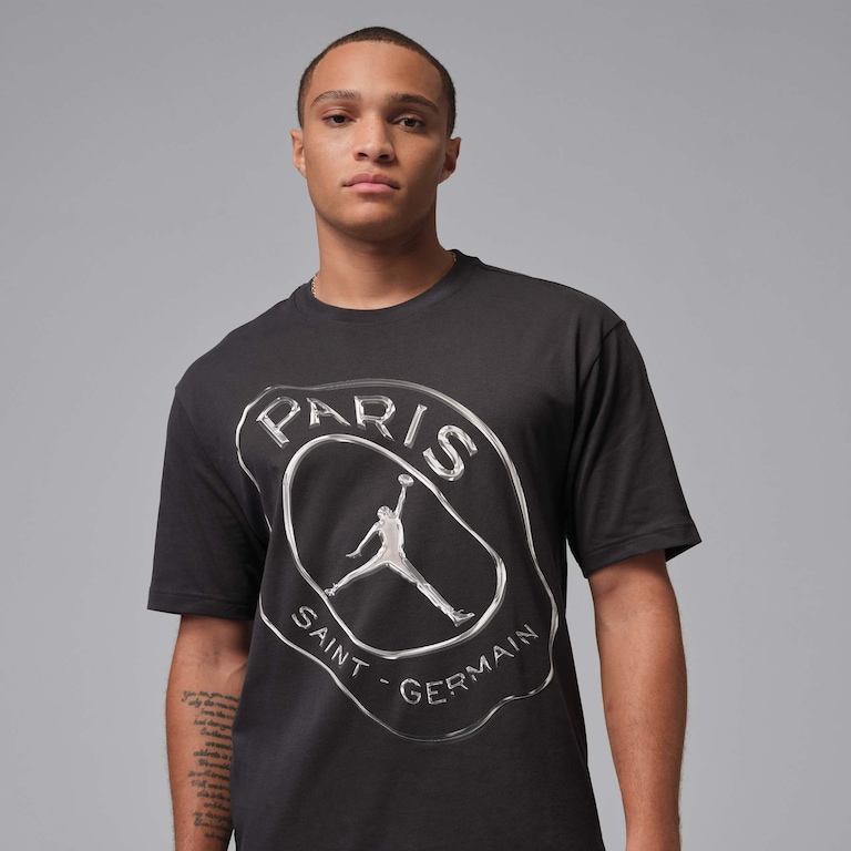 Camiseta Paris Saint-Germain Jordan Masculina - Foto 1